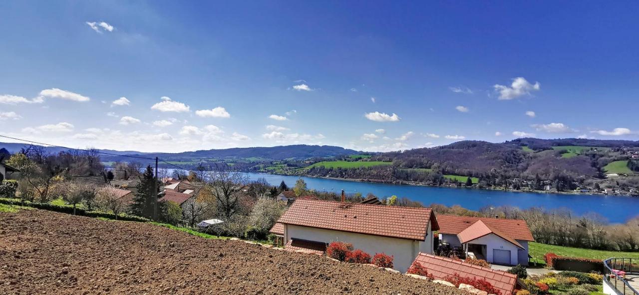 Gite Le Panoramique Billieu Bagian luar foto